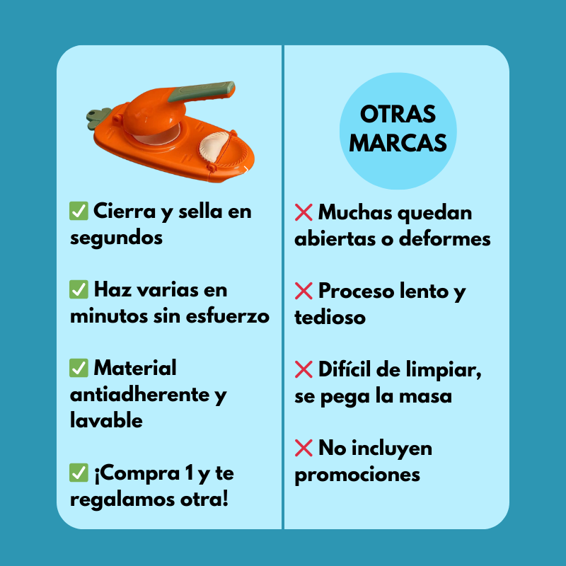 ¡OFERTA 2x1! Maquina Empanadas