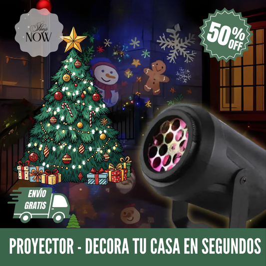 ¡OFERTA 50% OFF! PROYECTOR NAVIDEÑO 🎄