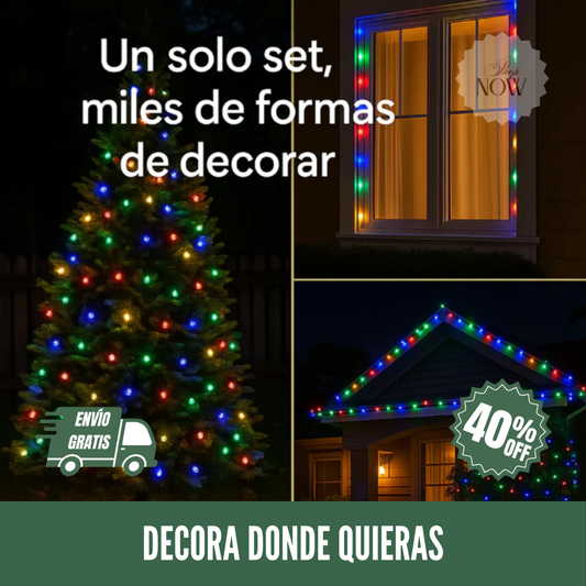 ¡OFERTA! LUCES SOLARES 30 MTS | 40% OFF