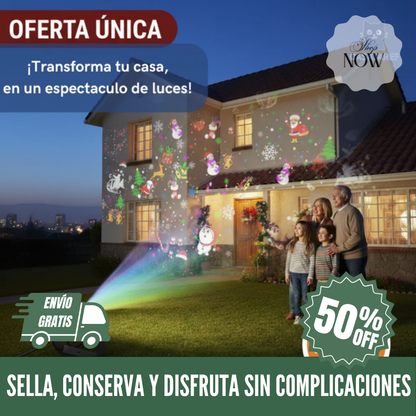 ¡OFERTA 50% OFF! PROYECTOR NAVIDEÑO 🎄
