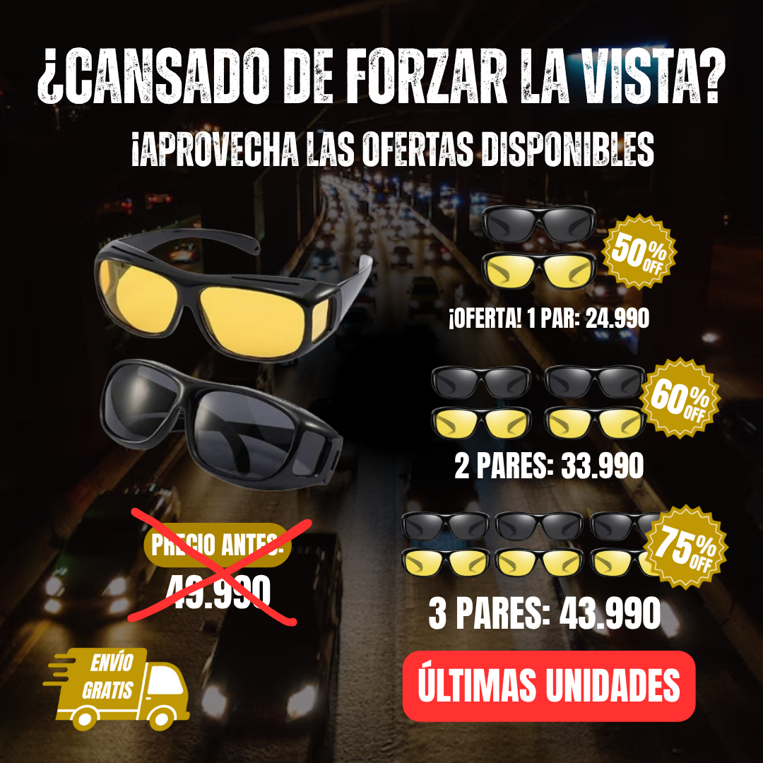 ¡OFERTA 2X1! GAFAS PARA CONDUCIR