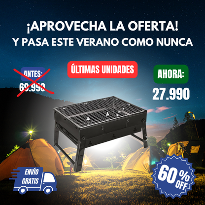 ¡OFERTA! - MINI GRILL 60% OFF 🏖️