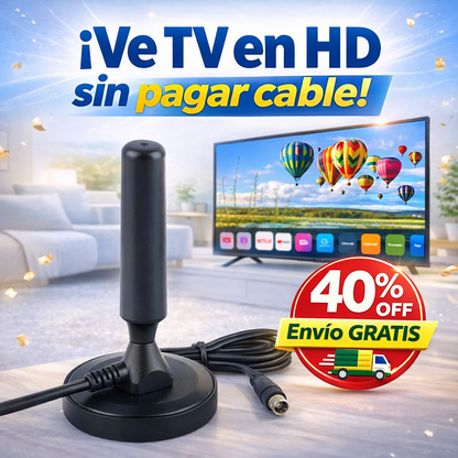 ¡OFERTA! ANTENA TV DIGITAL HD | 40% OFF