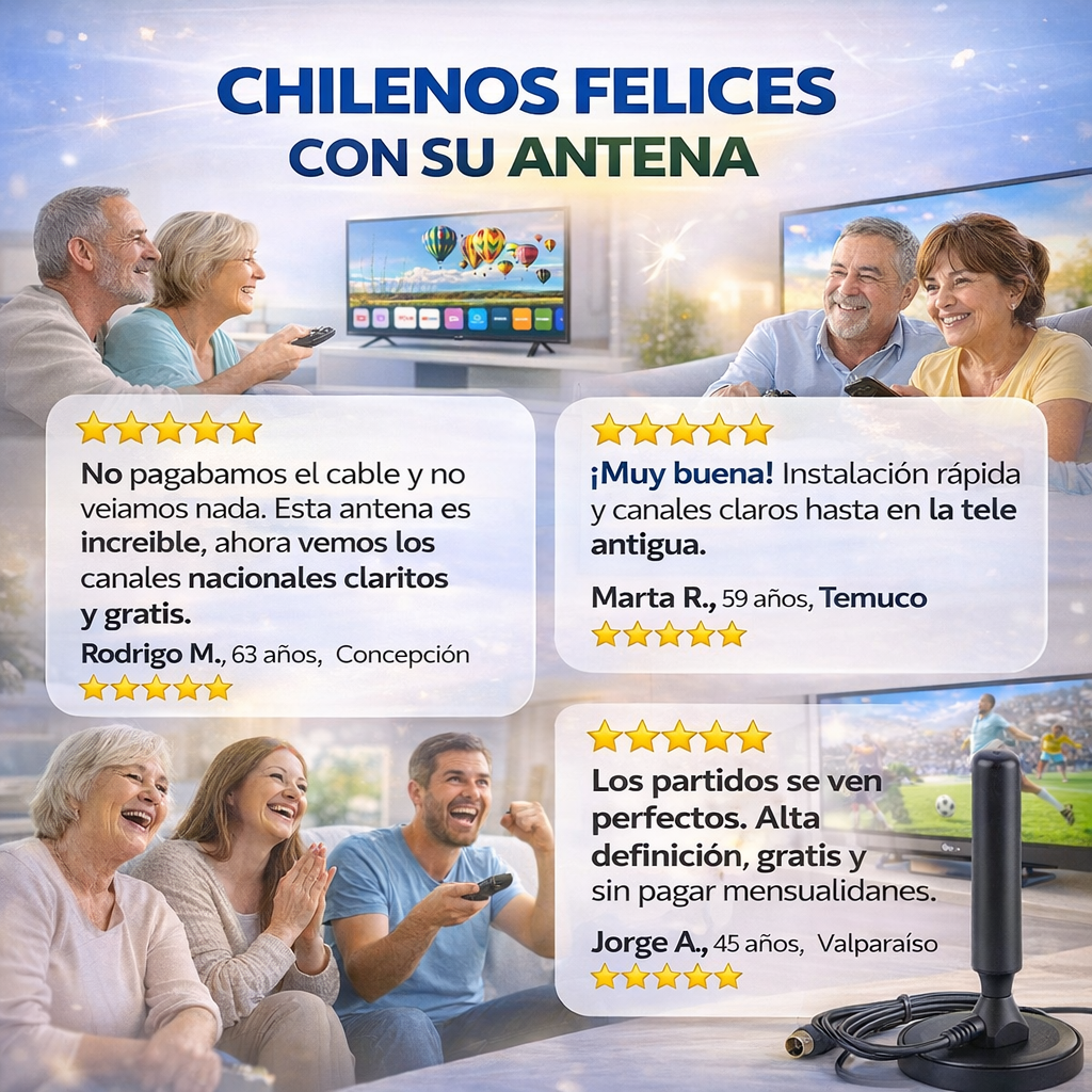 ¡OFERTA! ANTENA TV DIGITAL HD | 40% OFF