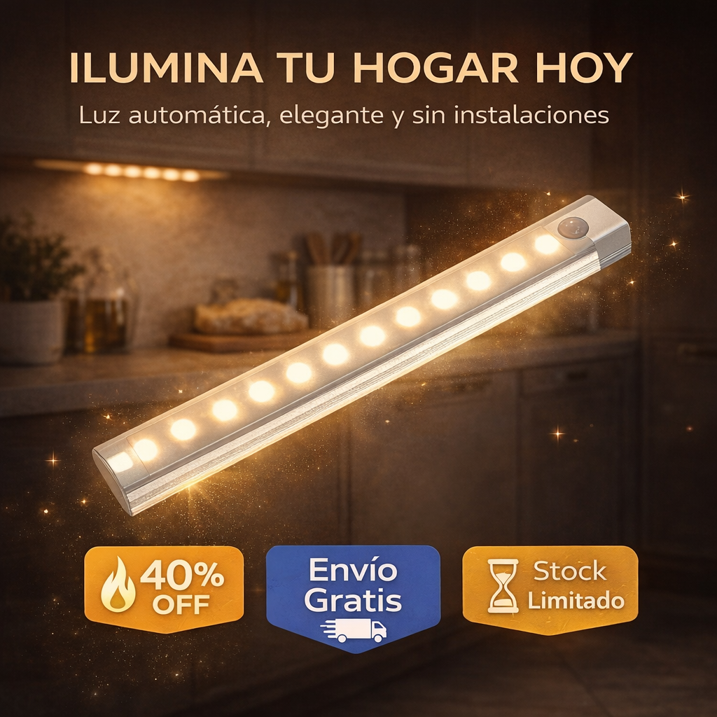 ¡OFERTA! Iluminación Automática | 40% OFF