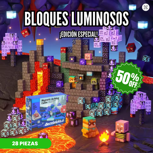 BLOQUES MANGNETICOS PREMIUM 28 PIEZAS