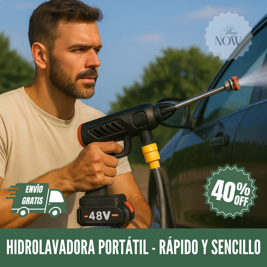 ¡OFERTA! HIDRO LAVADORA INALÁMBRICA | 40% OFF