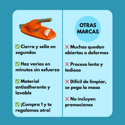 ¡OFERTA 2x1! Maquina Empanadas