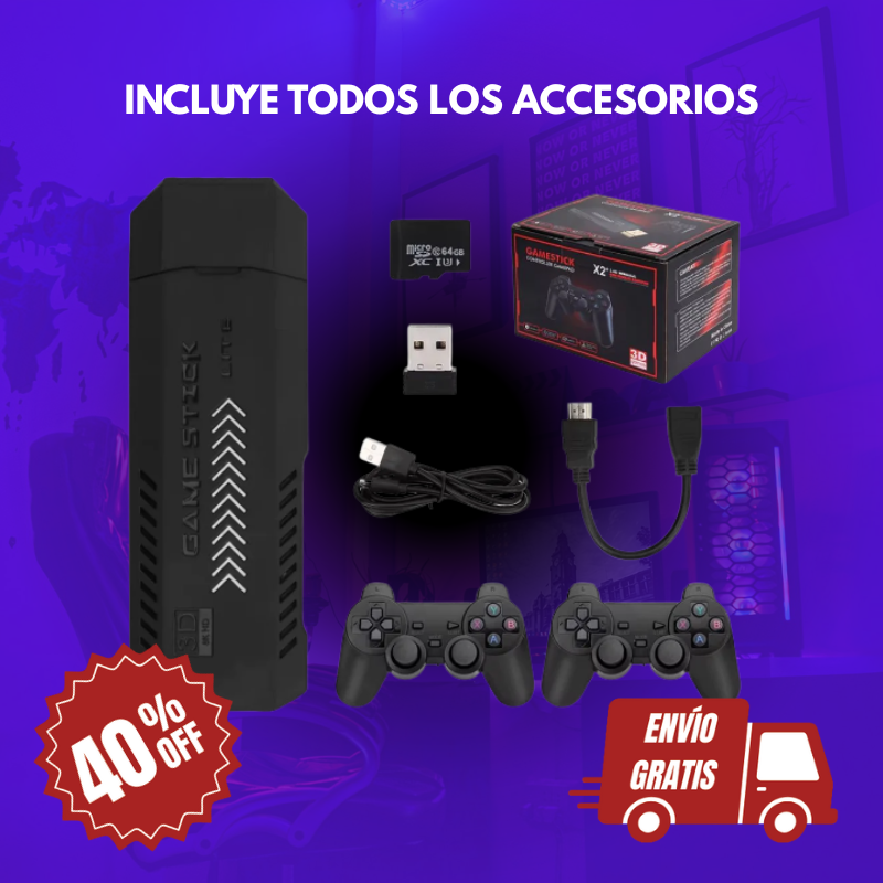 ¡OFERTA 40% OFF! CONSOLA RETRO 👾
