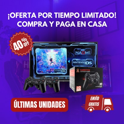 ¡OFERTA 40% OFF! CONSOLA RETRO 👾
